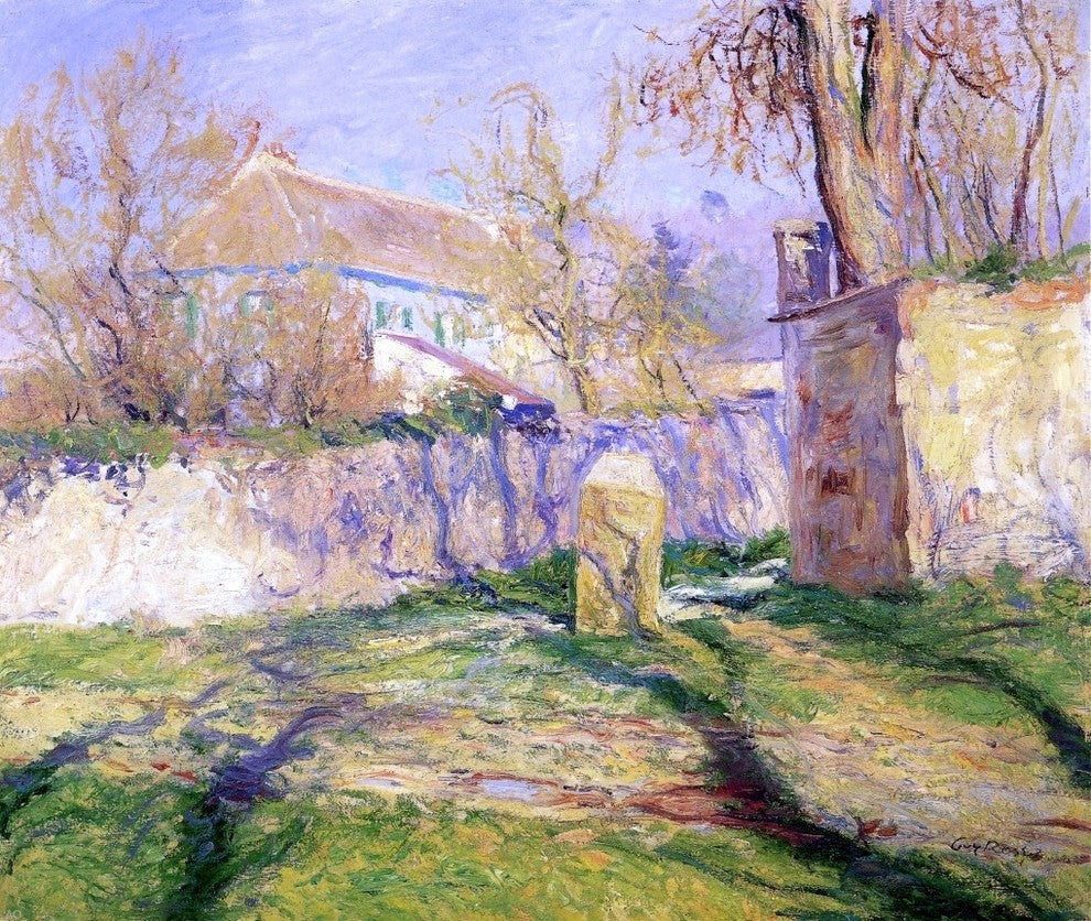Guy Orlando Rose The Blue House, 20"x25" Wall Decal
