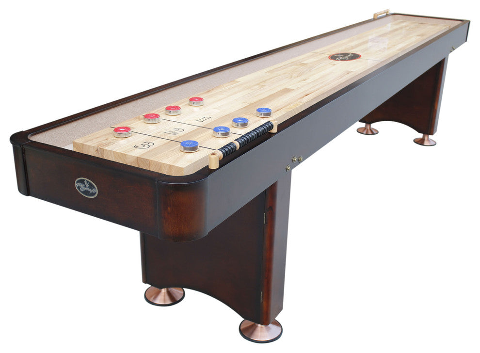 Georgetown Shuffleboard Table By Playcraft, Espresso, 14'