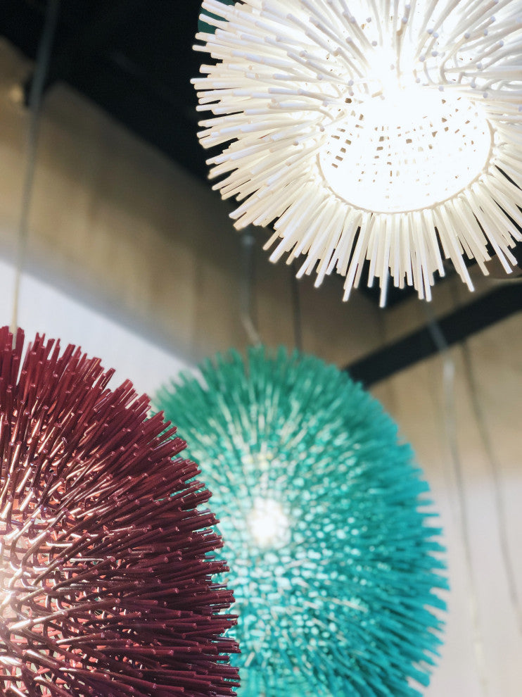 Varaluz Urchin 1-Lt Pendant, Painted Chrome