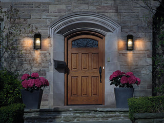 Home Living 5" Outdoor Wall Sconce, Black