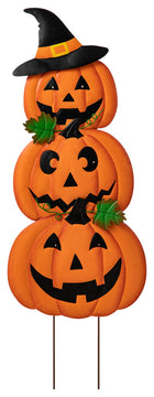 39.75"H Halloween Lighted Metal Yard Stake