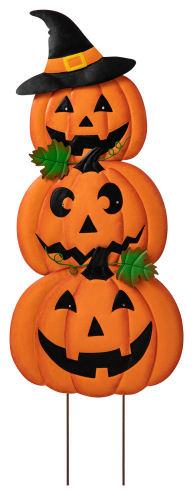 39.75"H Halloween Lighted Metal Yard Stake