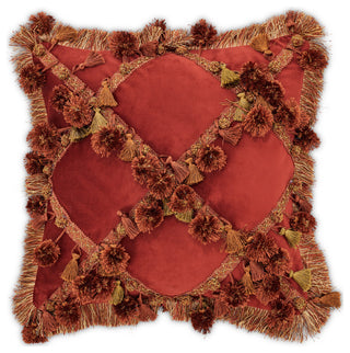 Aico Amini Woodside Park 13 pc King Comforter Set in Spice