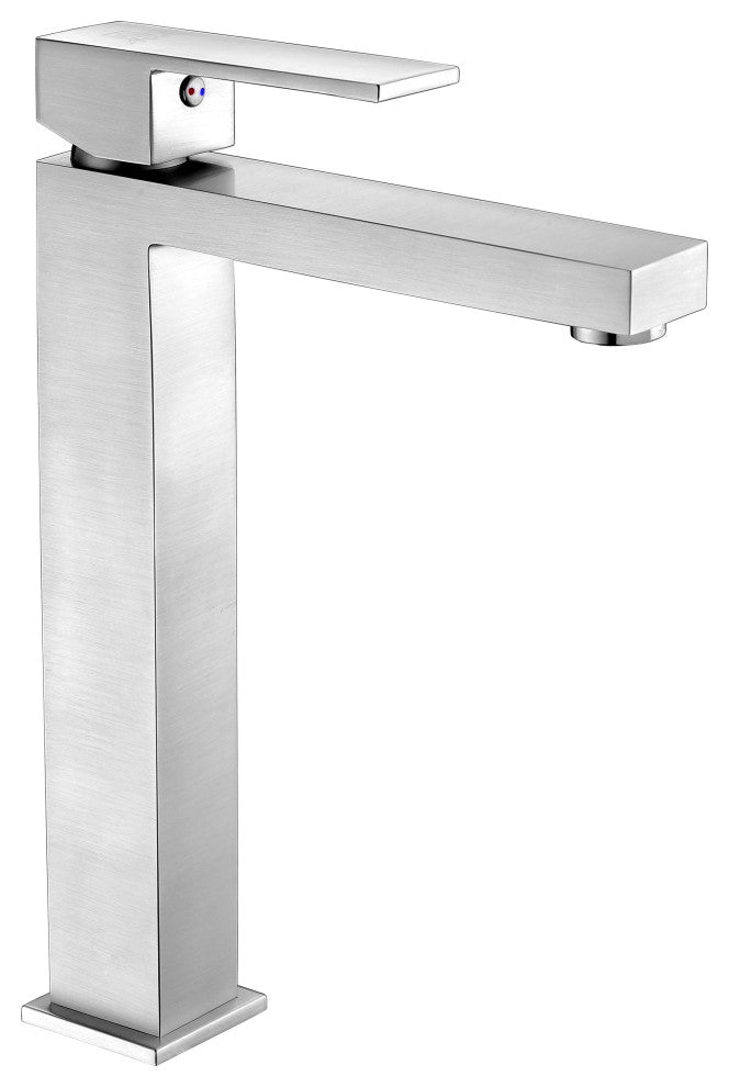Enti Series Single Handle Vessel Sink Faucet in Brushed Nickel