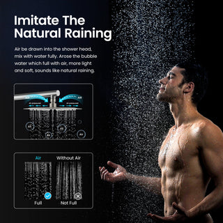 Circular Pressure 3-Function Shower System, Rough-In Valve, Brushed Nickel