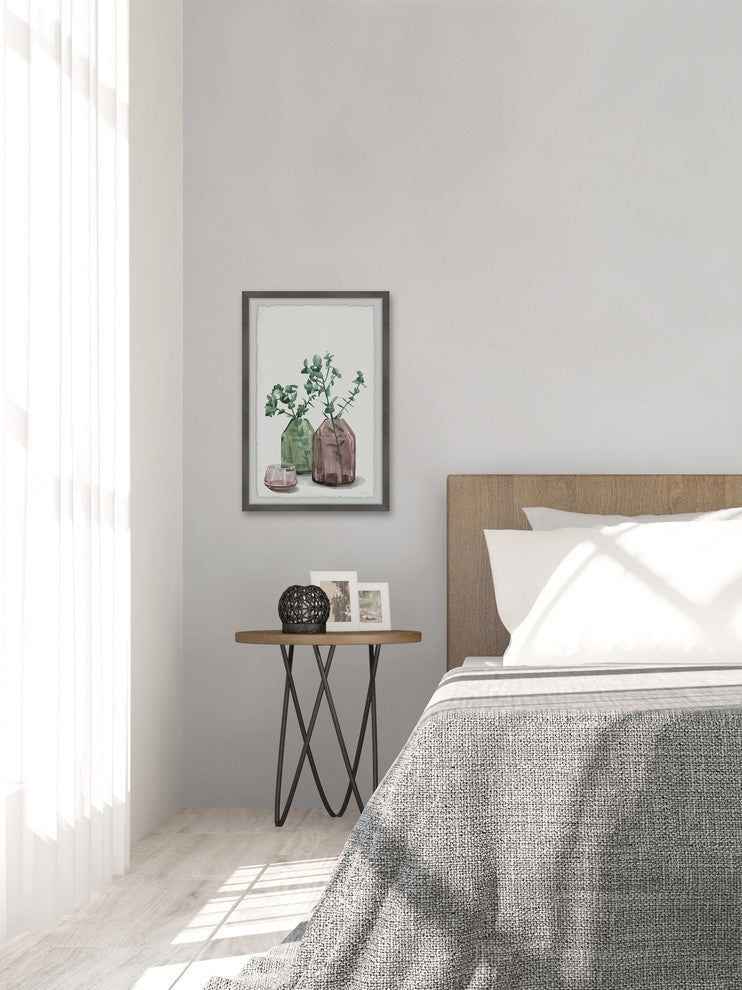 "Trendy Vase" Framed Painting Print, 20"x30"