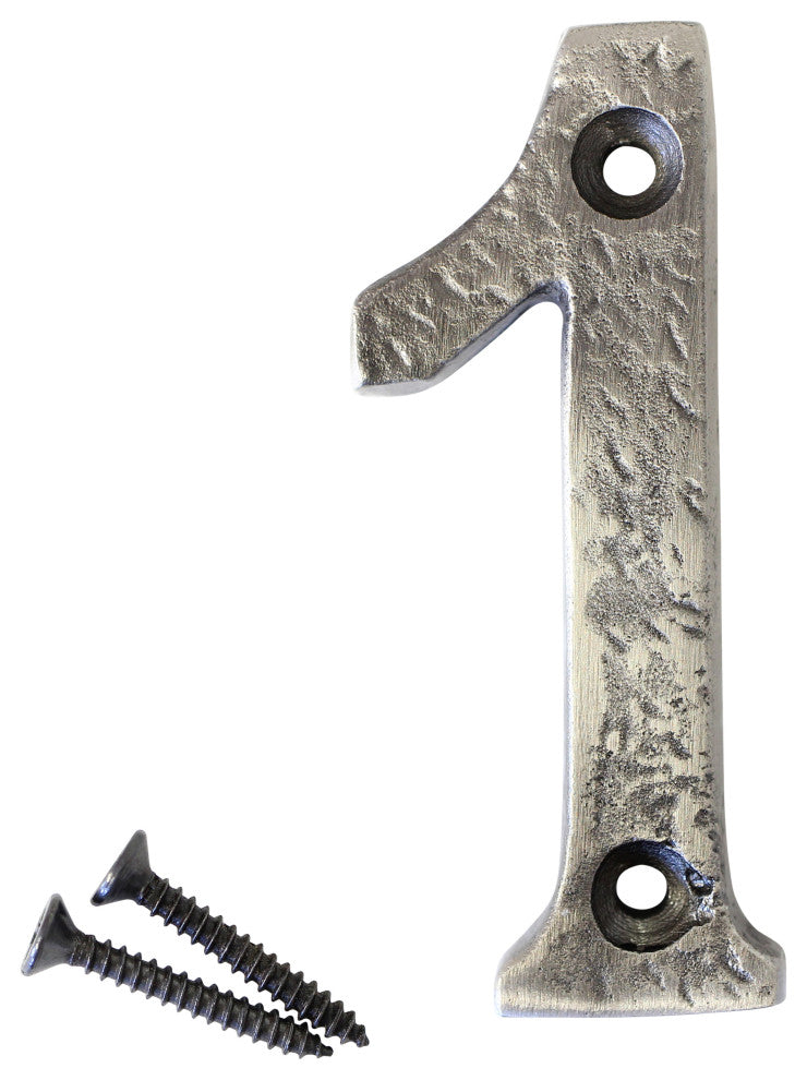 RCH Hardware Iron Rustic Country House Number, 3-Inch, Various Finishes, Antique