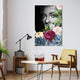 "Earth Goddess I" Frameless Free Floating Tempered Glass Panel Graphic Wall Art