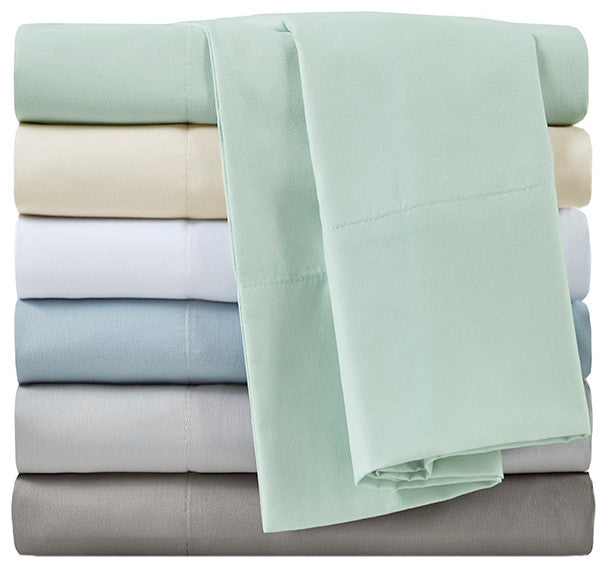 Sleep Philosophy Smart Cool Microfiber Sheet Set, White