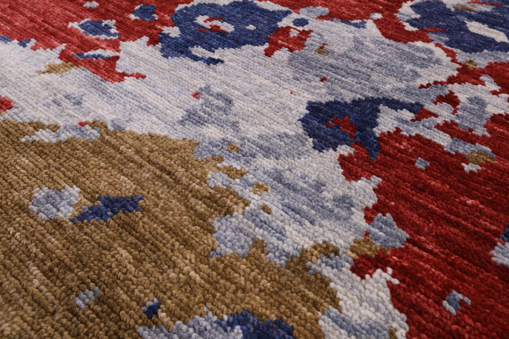 8' 11" X 11' 7" Modern Hand-Knotted Wool Rug Q8576