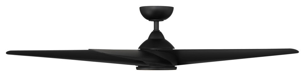 Viper Indoor/Outdoor 5-Blade Smart Ceiling Fan 60" Matte Black, Light Kit