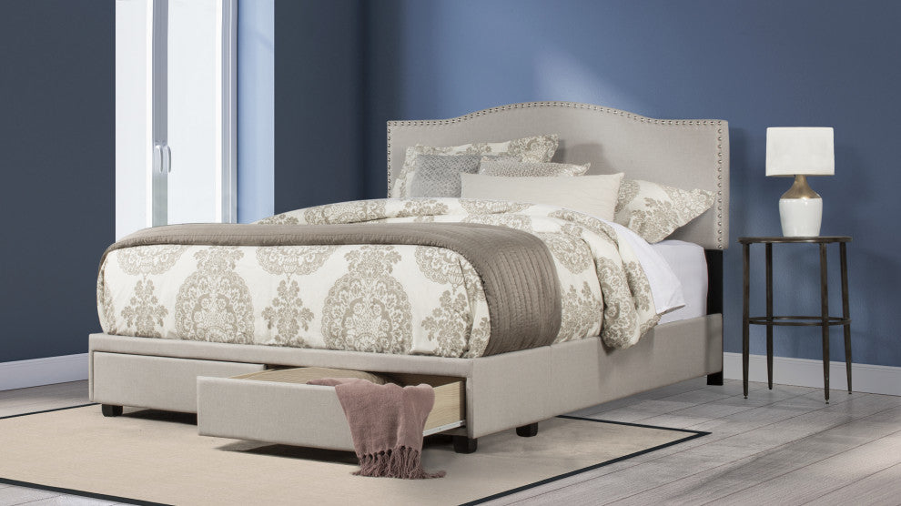 Hillsdale Kiley Queen Upholstered Storage Bed
