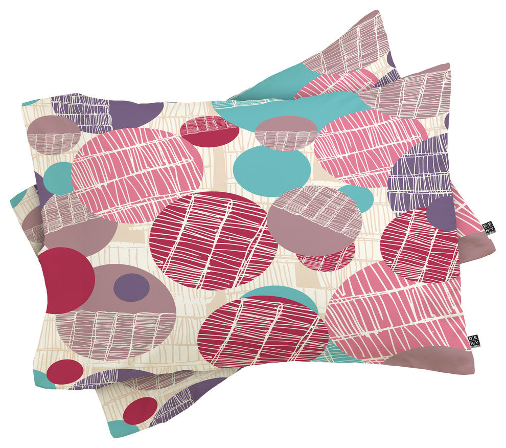 Deny Designs Rachael Taylor Textured Geo 1 Pillow Shams, King