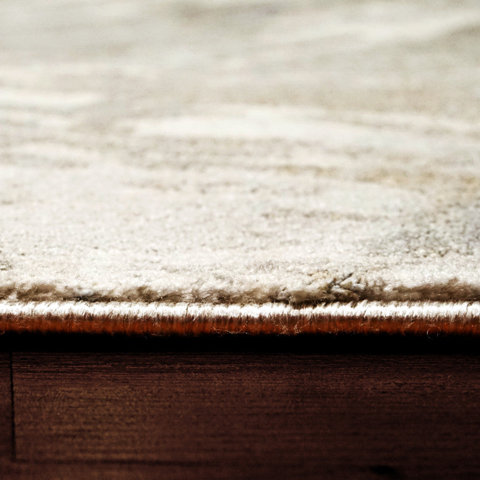 Castilla Cream And Gray Area Rug, 9X12.10