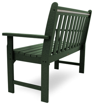 Polywood Vineyard 48" Bench, Green