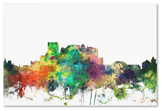 Marlene Watson 'El Paso Texas Skyline SP' Canvas Art, 24"x16"