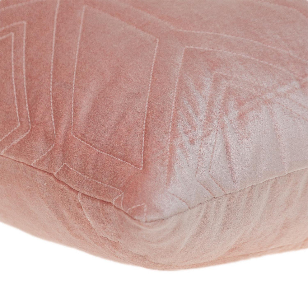 Parkland Collection Reta Pink Throw Pillow, Square