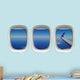 Aviation Window Decal, Airplane Wing Stickers Plane Window Clings
