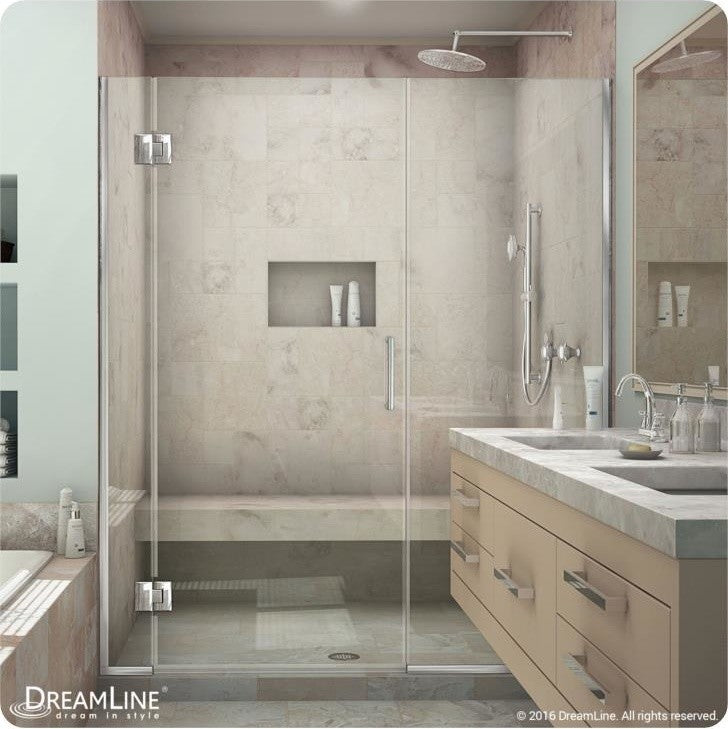 DreamLine Unidoor-X 50.5, 51" Shower Door, Oil Rubbed Bronze