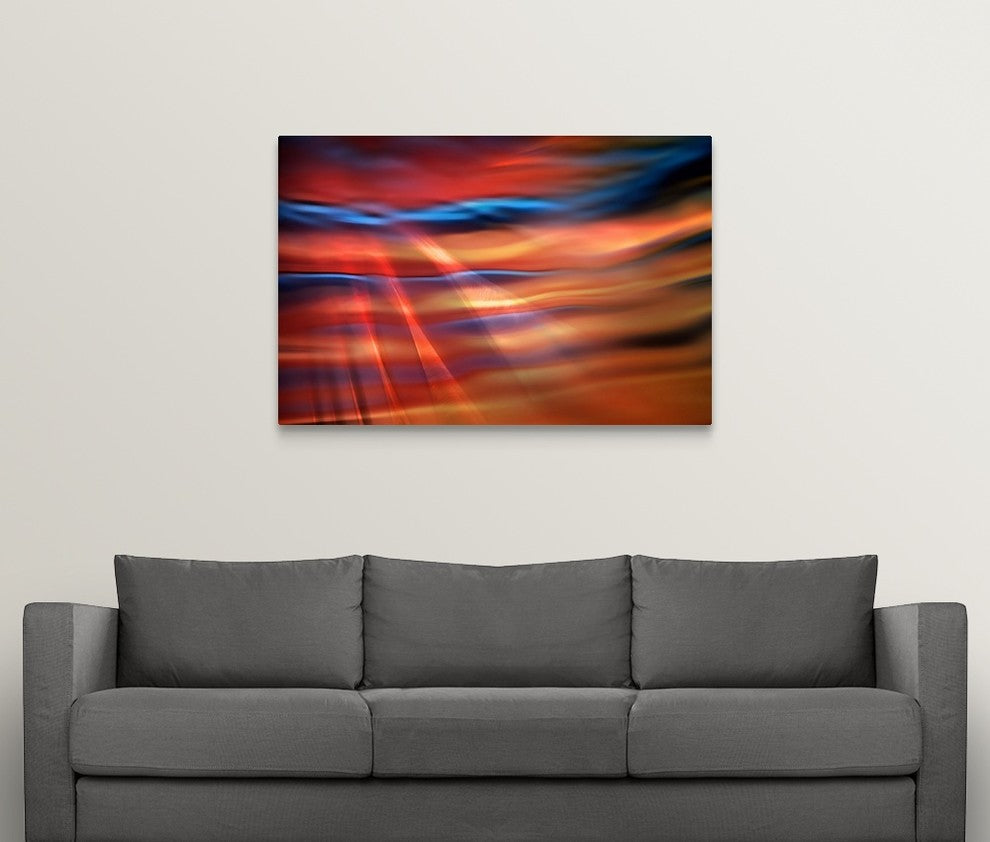"Sunrise" Wrapped Canvas Art Print, 48"x32"x1.5"