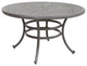 5-PieceRound Dining Set With 4 Sling Swivel Chairs, Heritage Grey