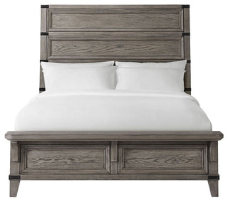 Forge Standard Bed With Bench Footboard, Queen