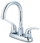 Two Handle Bar Faucet, Polished Chrome
