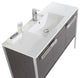Oakville Bath Vanity, Ceramic Sink, Black Coal Oak, 48 Inch, Chrome Hardware