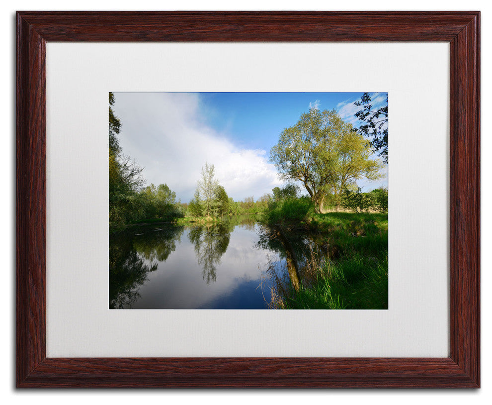 'Rise Above' Matted Framed Canvas Art by Philippe Sainte-Laudy