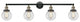 Innovations Lighting 215-Bab-S-G202-6 4 Light 42" Adjustable Bathroom Fixture