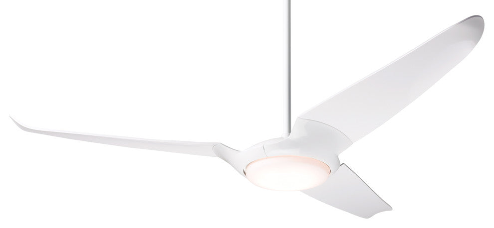 IC/Air 3 56" Ceiling Fan & LED Light, Gloss White