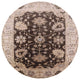 Ahgly Company Indoor Round Mid-Century Modern Area Rugs, 7' Round