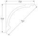 Orac Decor Plain Polyurethane Crown Moulding, Decorative Moulding