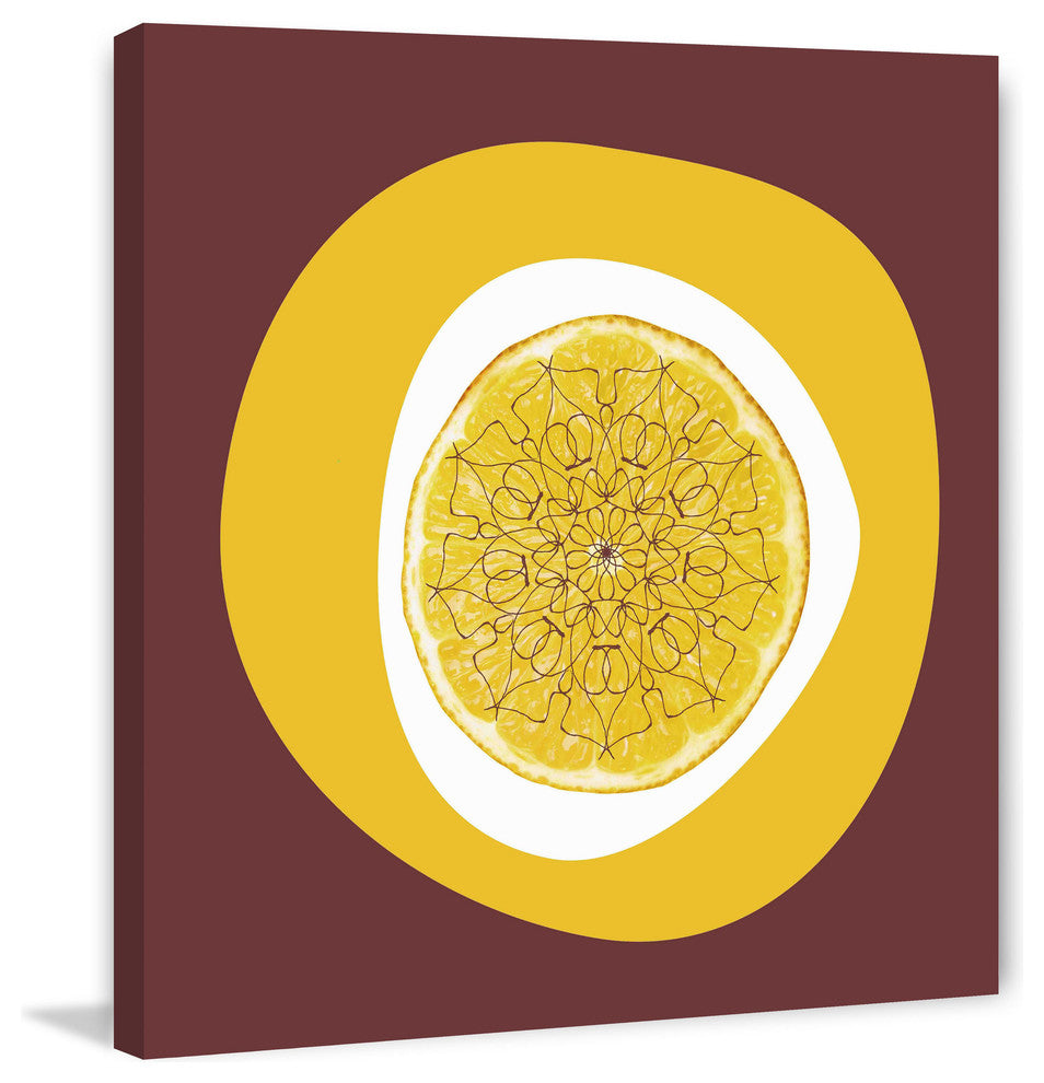 "September Lemon" Painting Print on Canvas by Irena Orlov