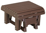 Poly Glider Footrest, Chestnut Brown