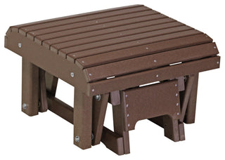 Poly Glider Footrest, Chestnut Brown