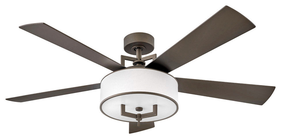 Hinkley Hampton 56" Integrated LED Indoor Ceiling Fan, Metallic Matte Bronze