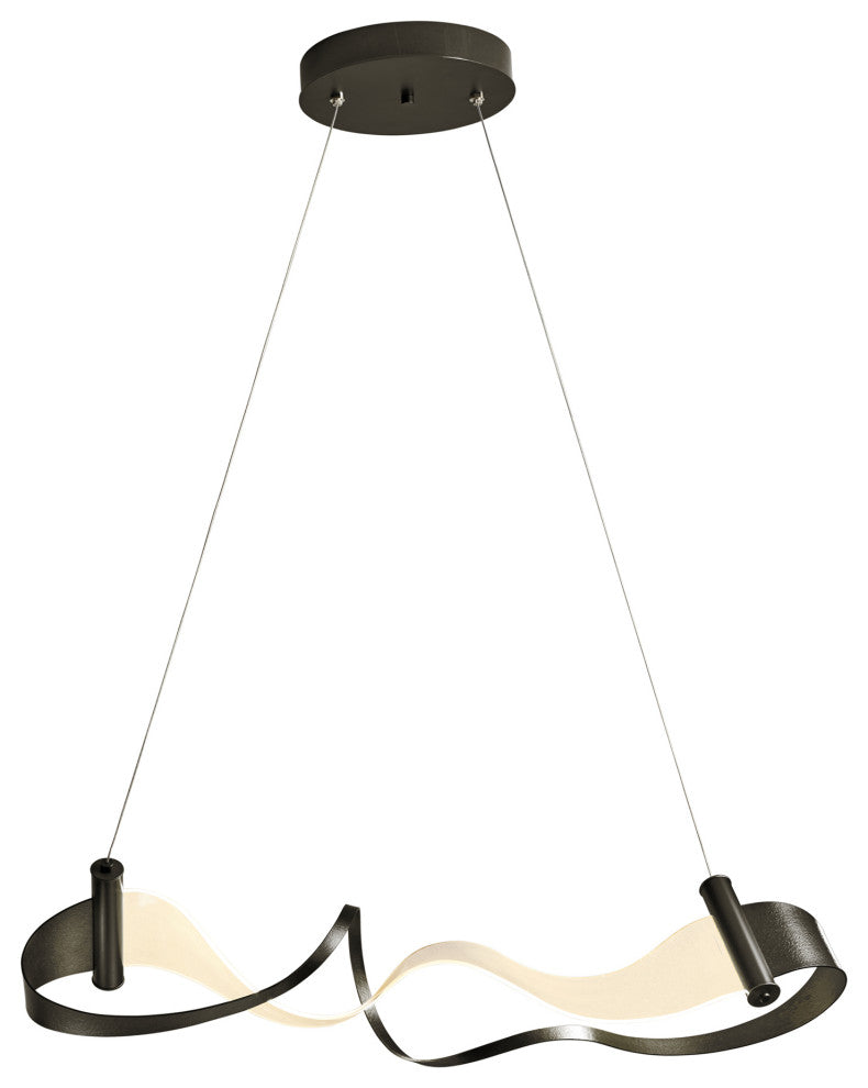 Zephyr LED Pendant, Oil Rubbed Bronze Finish, Standard Overall Height