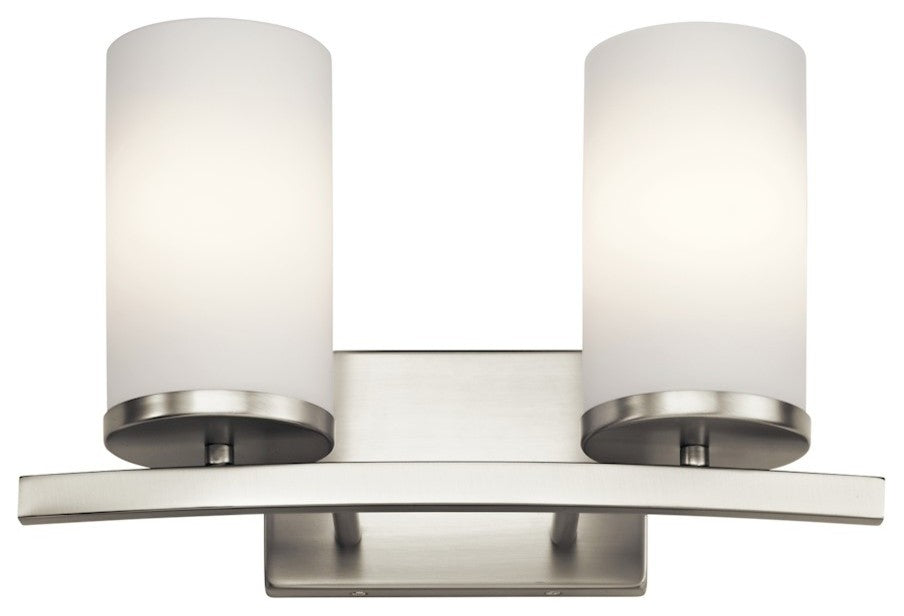 Bath 2-Light, Brushed Nickel