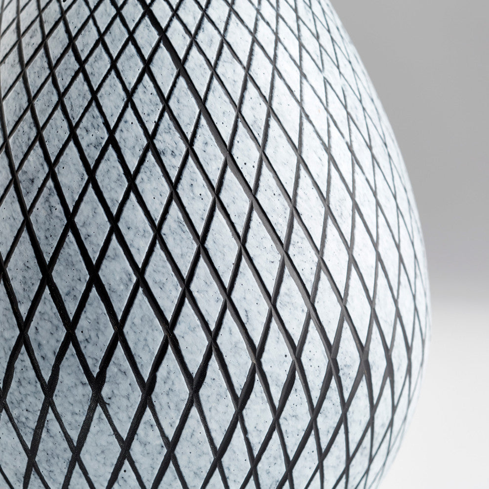 Cyan Design Medium Bozeman Vase 11094, Frosted Gray