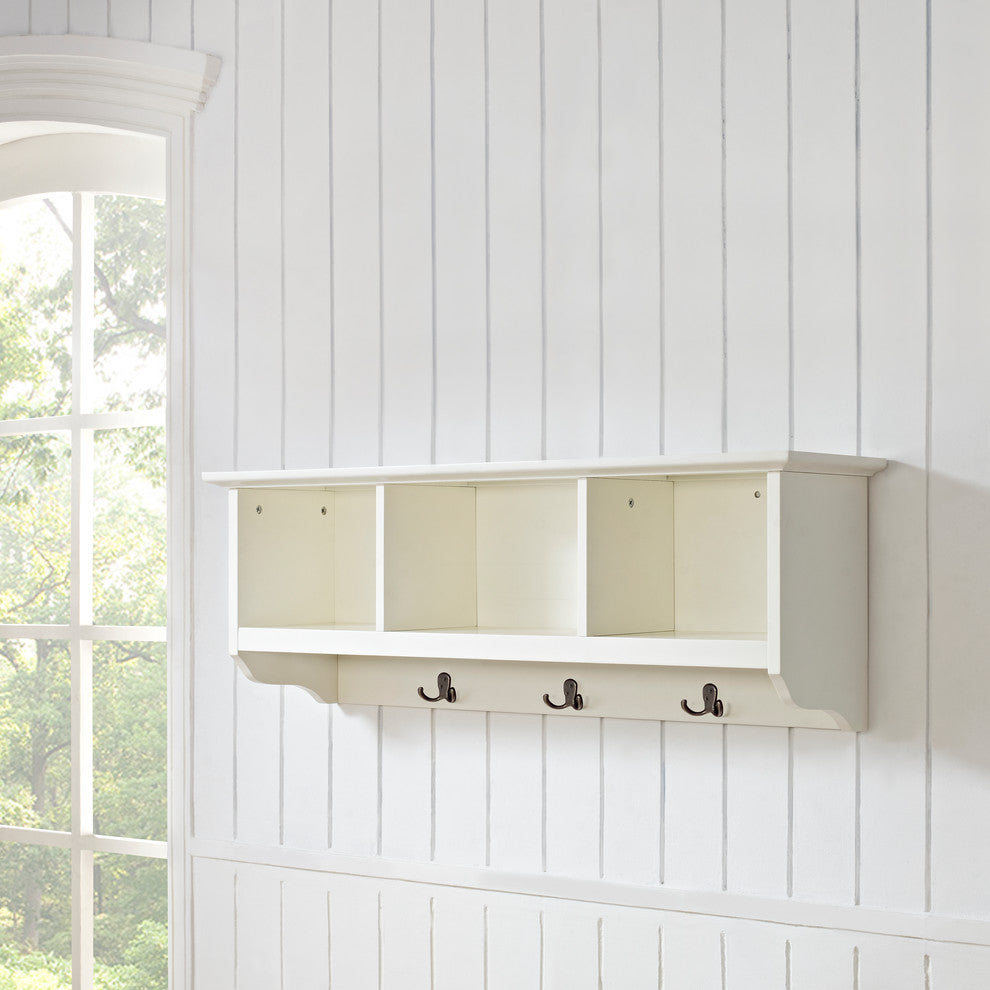 Brennan Entryway Storage Shelf, White