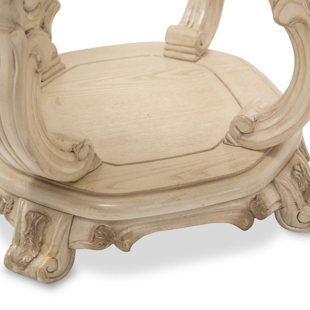 Platine de Royale End Table - Champagne
