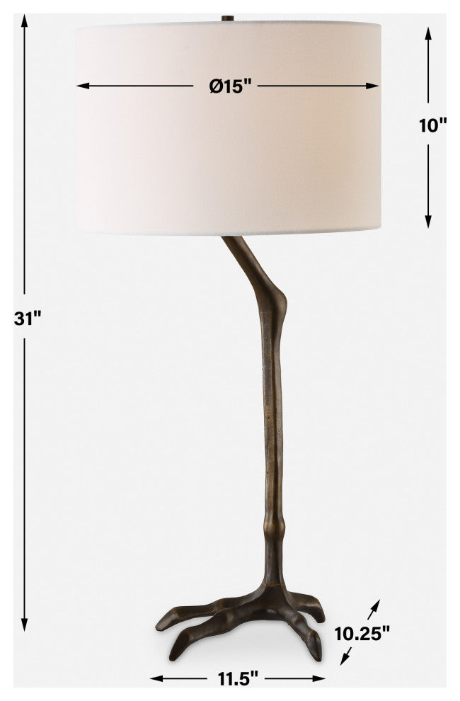 Uttermost Perch Bird-Leg Table Lamp