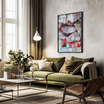Contemporary Acrylic on Canvas, Original abstract painting, ready to hang