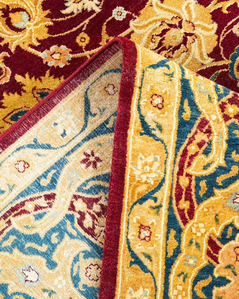 Charlee, One-of-a-Kind Hand-Knotted Area Rug Red, 8'0"x10'2"