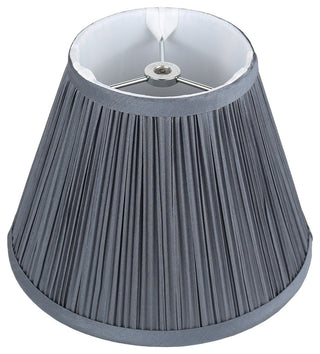 Softback Mushroom Pleated Lamp Shade, 5x9x7", Gray, Single