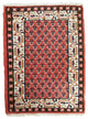 Handmade vintage Indi-Seraband rug 2' x 2.9' (62cm x 90cm) 1970s