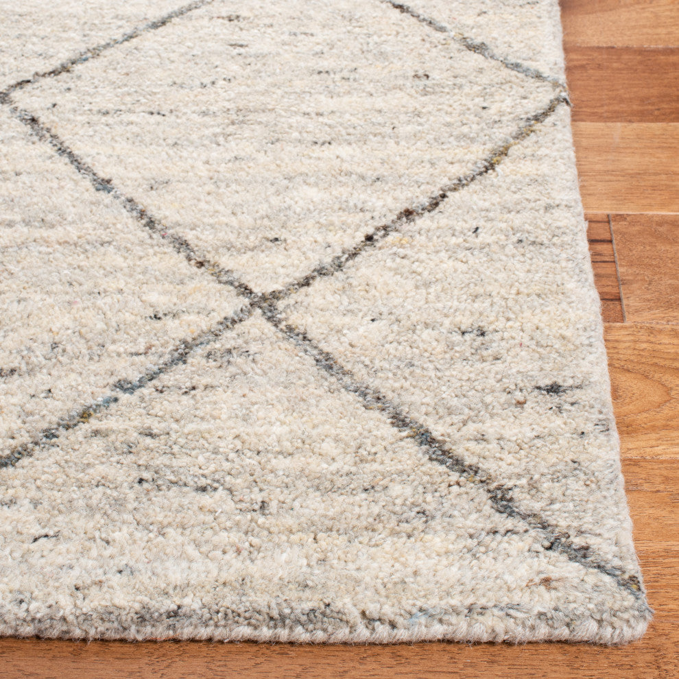 Safavieh Micro-Loop Collection HIM423A Rug, Ivory, 9' X 12'