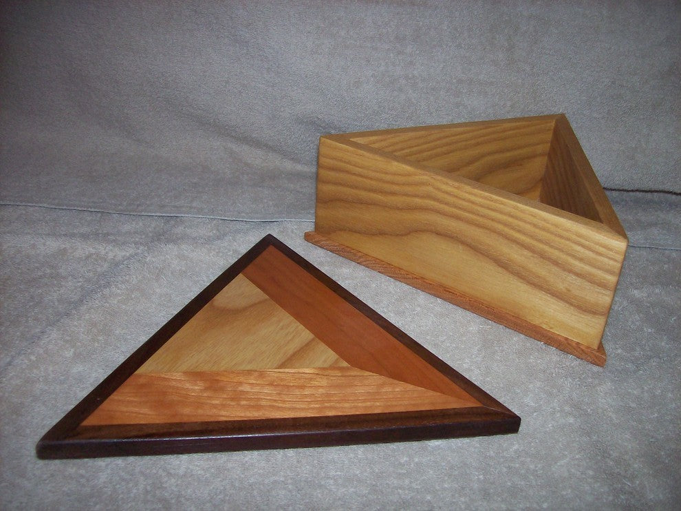 Wood Triangle box