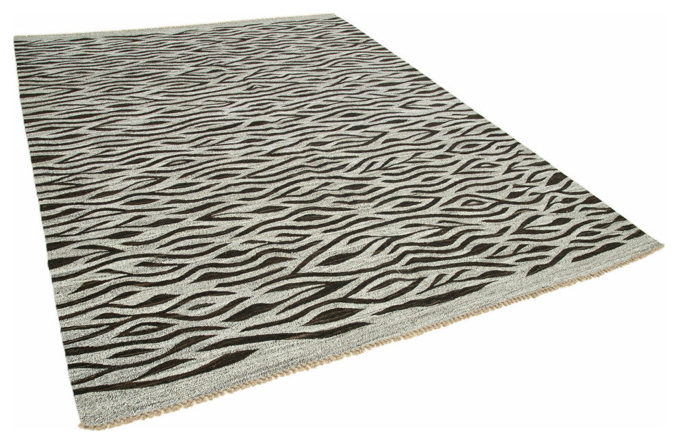 Rug N Carpet - Hand-knotted Turkish 8' 2'' x 10' 8'' Unique Wool Kilim Rug